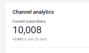 Yoooo that's insane🎉! Thank you all for 10K subs on YouTube❤️