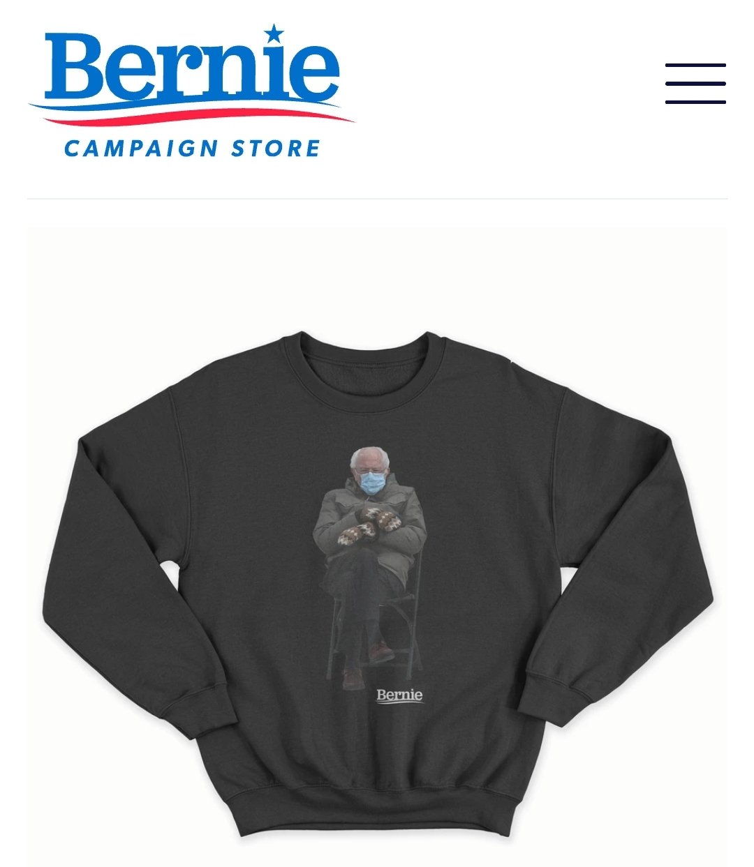 Complex on X Bernie Sanders launches official sweatshirt sale of his iconic inauguration meme with 100 of the proceeds going to charity. More https t gJRaEFHaUs https t PrAxjSPhST X