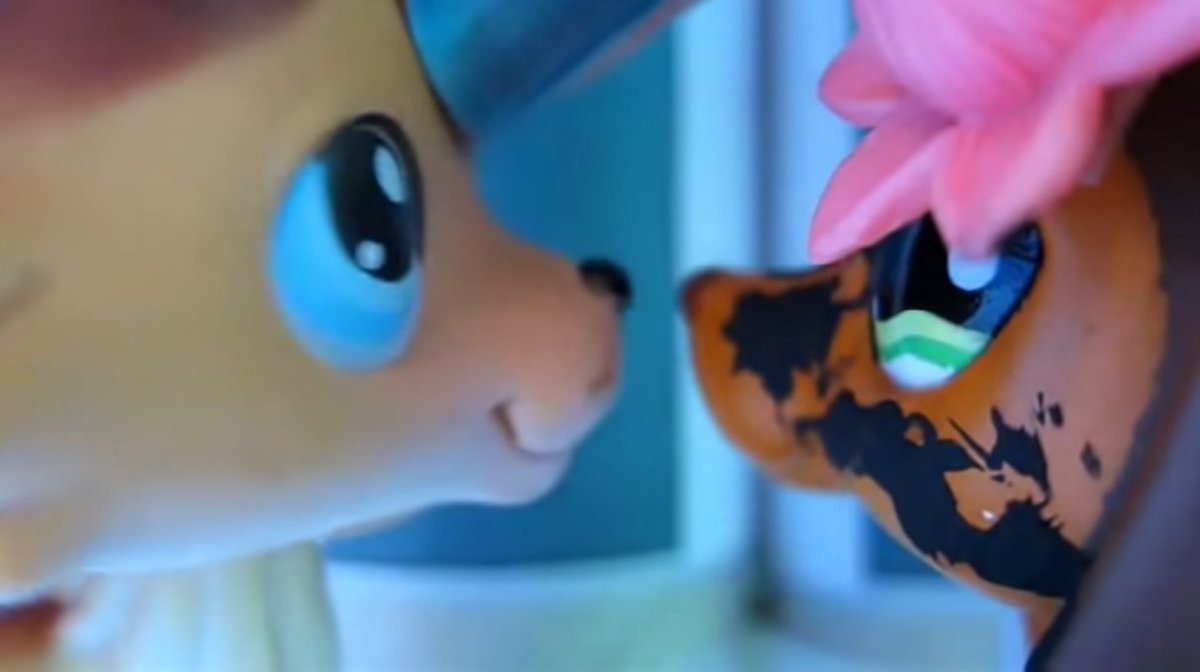 what if we were 2 littlest pet shop dogs and we were about to kiss would that be fucked up or what