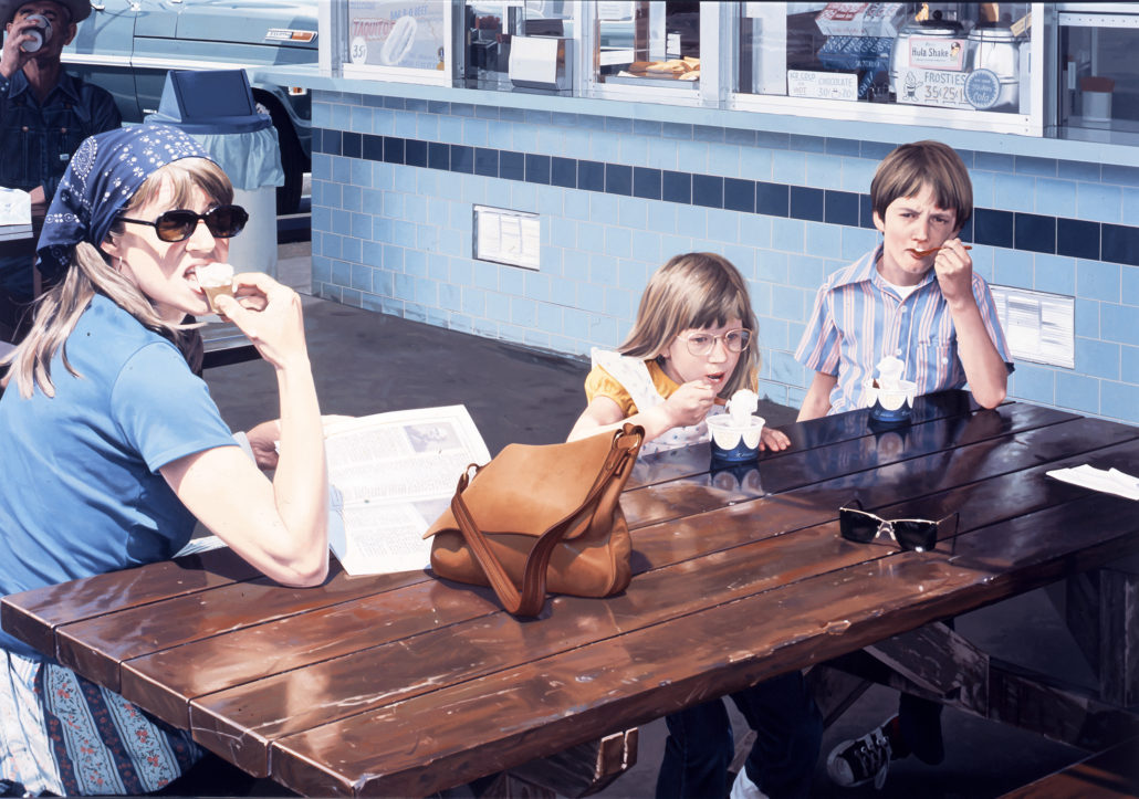 invis_library's tweet image. Robert Bechtle / Foster&apos;s Freeze, Escalon, 1975