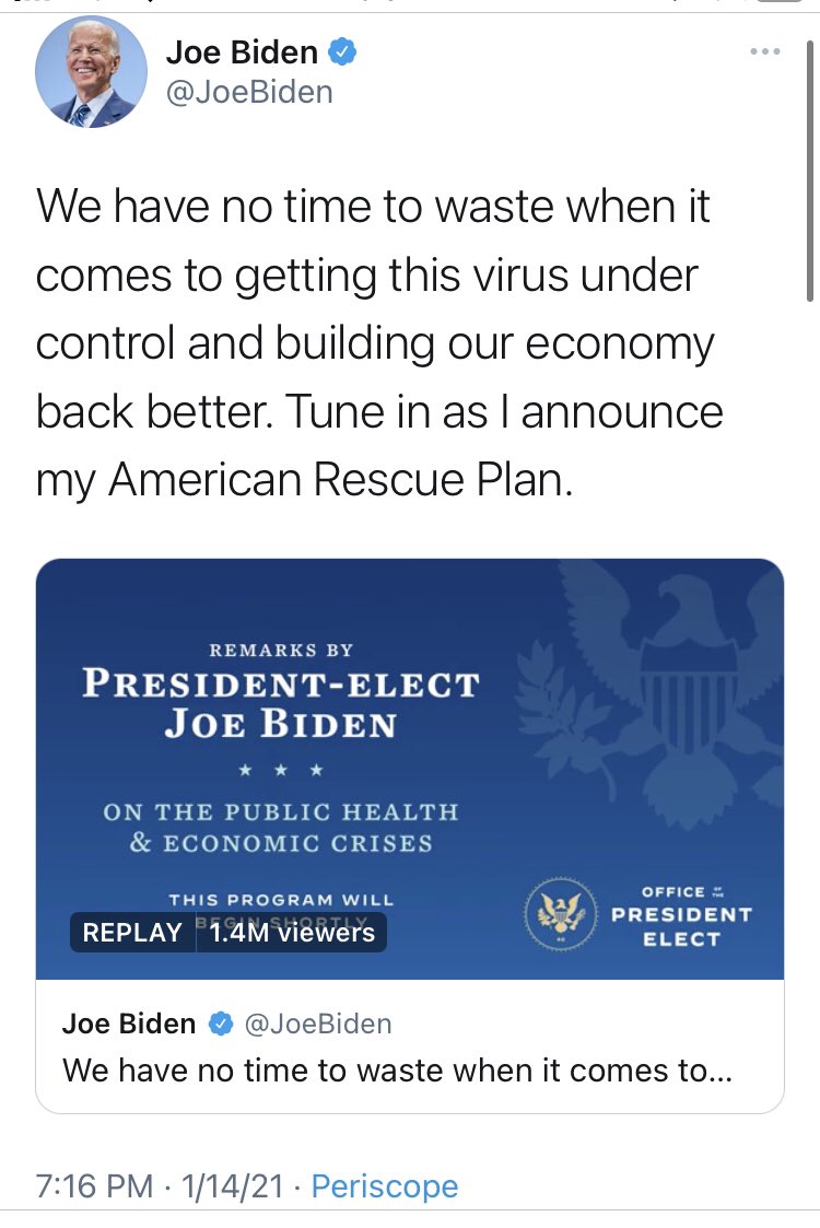 There are so, so many of these. I could make multiple threads just of the different times and ways that  @JoeBiden told us that he was going to get things turned around ASAP.