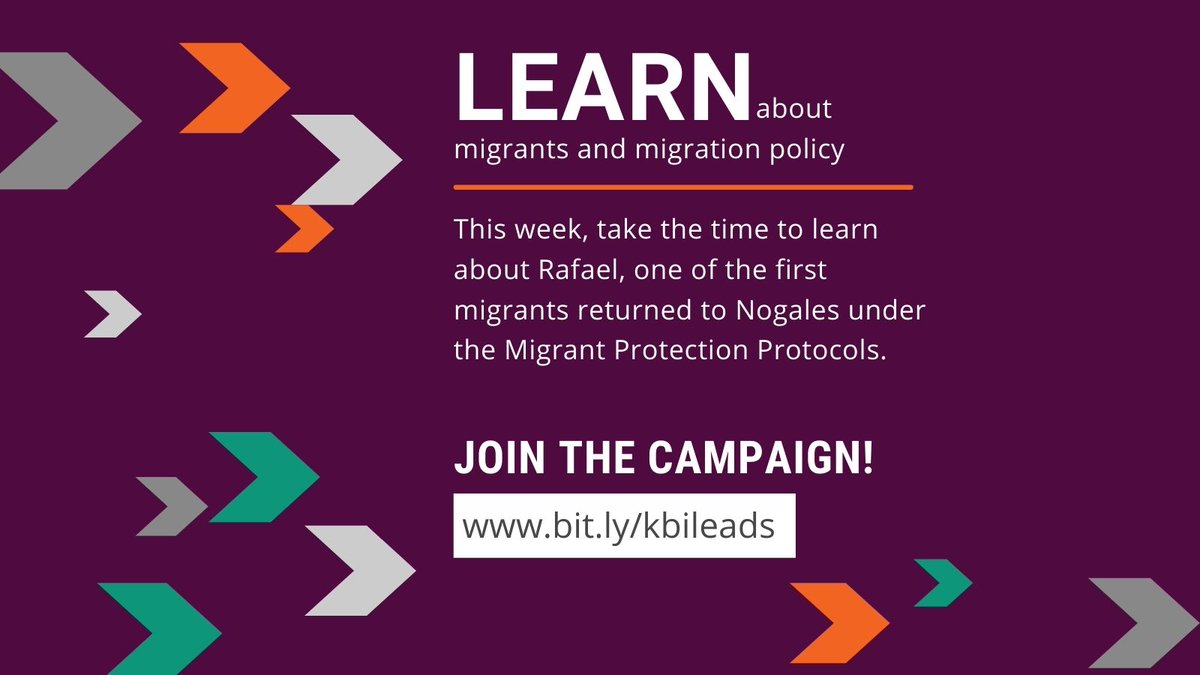Rafael was one of the first asylum seekers returned to Nogales under MPP. Over a year later, he is still here. Read his testimony and join the 100 day campaign of learning about migrants and migration policy! #NotOneMoreDay

saveasylum.org/rafael.html