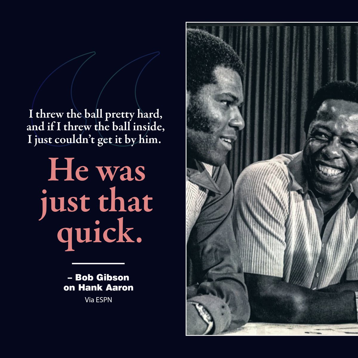 MLB's tweet photo. Hank was an icon. https://t.co/FxCLibQZIs