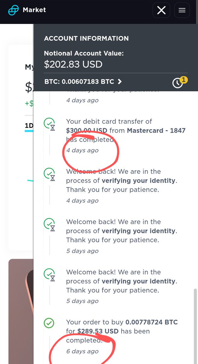  @gemini might be on to something, but time will tell. I like the verification process and the layout. I was able to buy effortlessly twice now, but had to wait 2 days for the card purchase to fully settle before I could transfer  $btc out. If this can ever be resolved, I'm loyal.