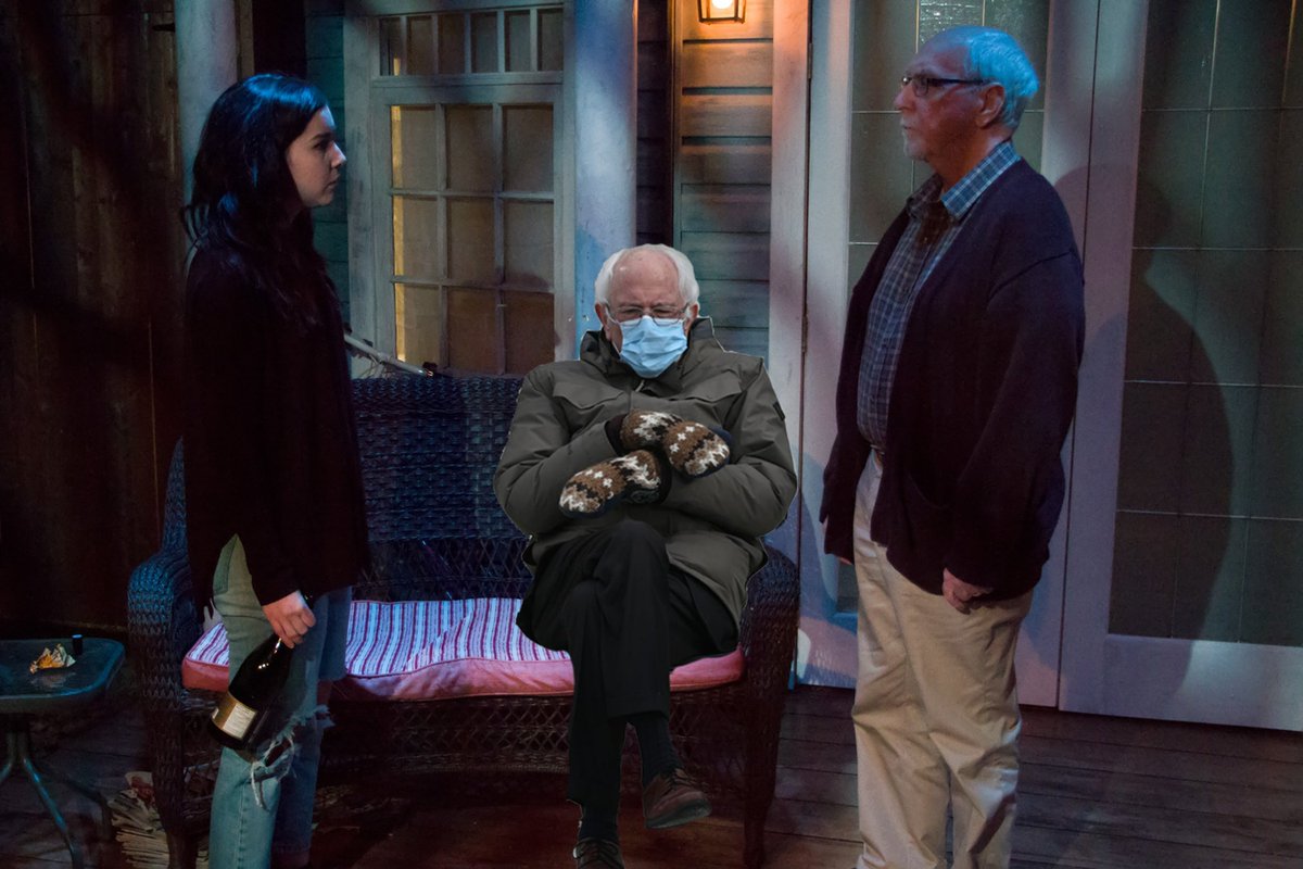 Oh hey Bernie, how did we not see you there?! <a href="/paulboultbee/">paul boultbee</a> <a href="/HeyMorganHayley/">Morgan Hayley Smith</a>