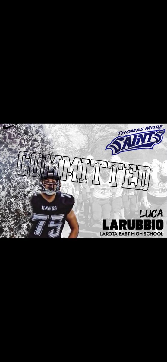 lucalaru25's tweet photo. Excited to say I have committed to Thomas more! Thanks to my family, teammates and coaches! @coachnorwell https://t.co/dm1rP0HsAP