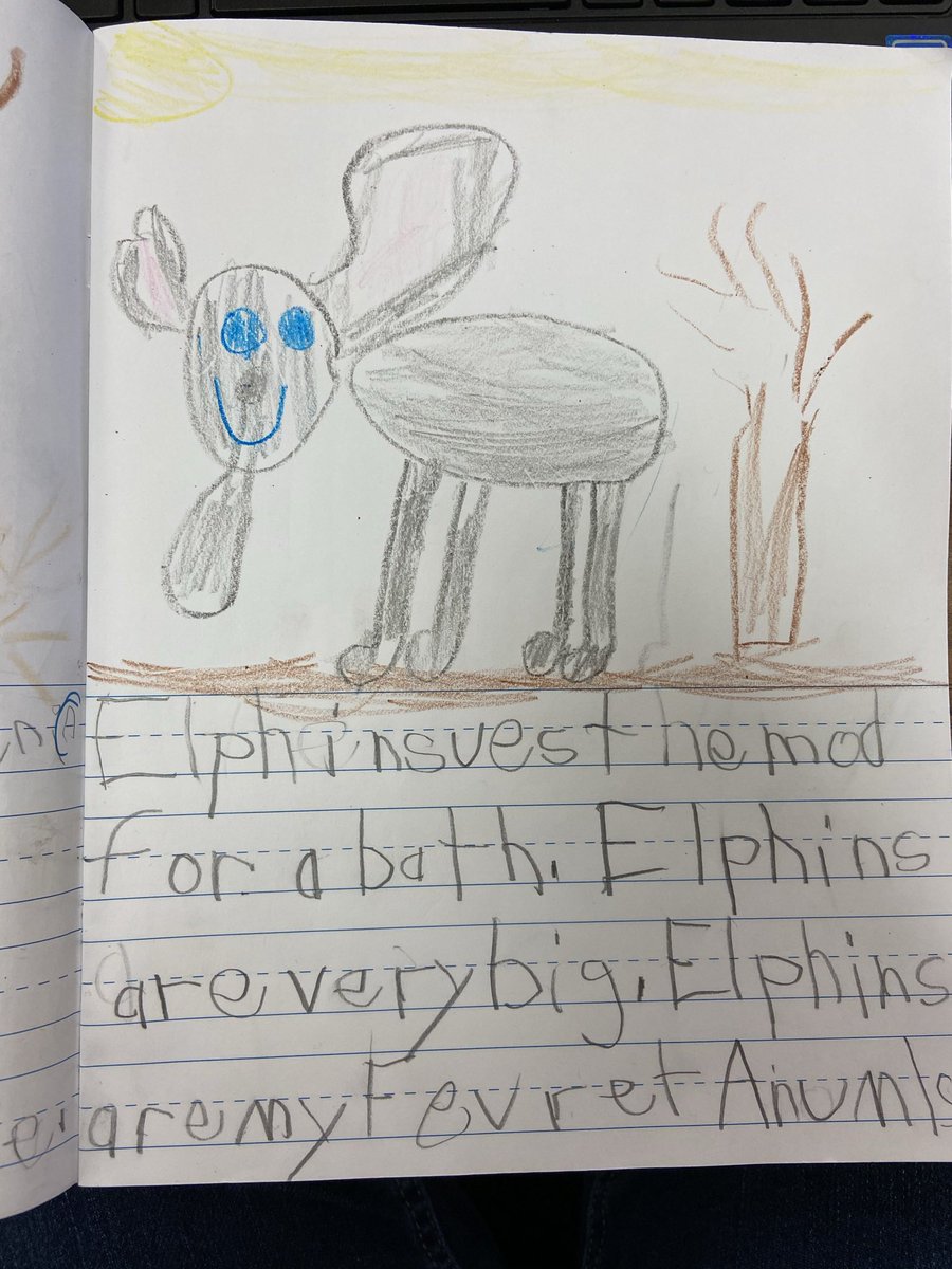 AnnaSledge's tweet photo. I’m always so impressed with their writing! #excellenteffort @MES_Mustangs https://t.co/seAmsEE2A9