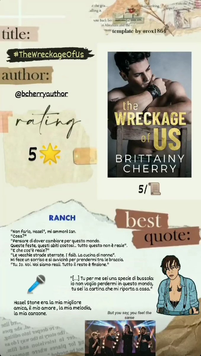 #TheWreckageOfUs - #BrittainyCherry
 
#UnAmoreDisastroso #NewtonComptonEditori
#books #ReadingChallenge2021 #goodreads #reading #book #booklover #reader #romance #bookworm #bookaholic #bibliophile #bookclub #bookish #bookaddict #leggereèsempreunabuonaidea #quote #libri #libro