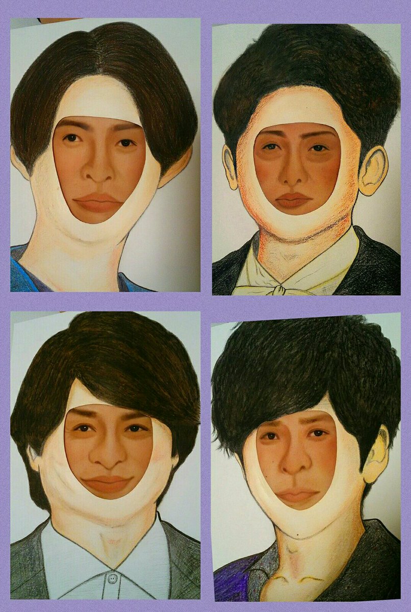 White Rovo2 足と紙の融合似顔絵 残すはmjのみだーっ 待ちきれなくて4人並べてみた Arashiではなくashi 足 嵐 足 あらし Arashi 太もも 似顔絵 イラスト Drawing 相葉雅紀 大野智 櫻井翔 二宮和也 アート Art Artwork 手描き