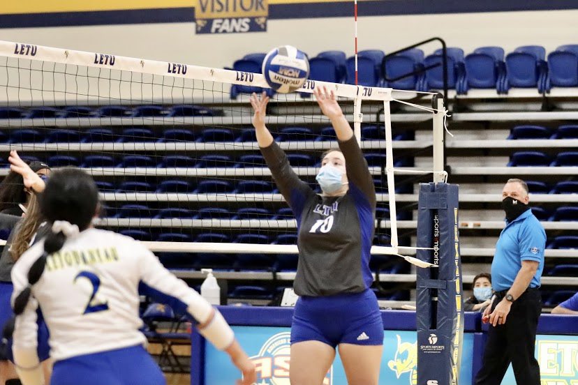 LETUAthletics's tweet photo. Revisiting the 1st win of the spring. 2020-21 #lookbacks ⁣
⁣
#FearTheSting | #LeaveNothing https://t.co/ijttBmkY4x
