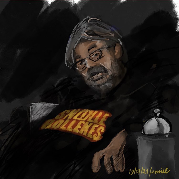 Bijna! #deslimstemens #slimste #slimstemens (tekening @processierups )