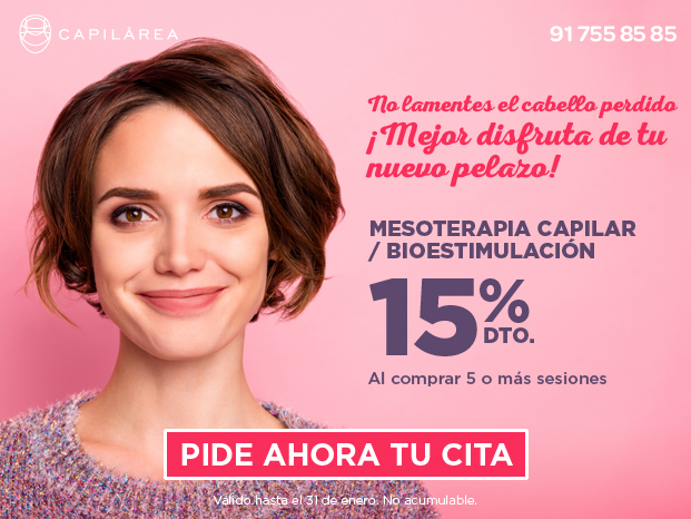 Capilarea's tweet image. ¡Disfruta de tu nuevo Pelazo! 👏👏
15% descuento en tu tratamiento de Mesoterapia /Bioestimulación al contratar 5 o más sesiones.
Ponte en contacto 👇
ow.ly/8geM50DejiJ
☎️ 91 755 85 85
WhatsApp: 626 475 299
#tratamientoscapilares #clinicacapilar #alopecia #caidadelcabello