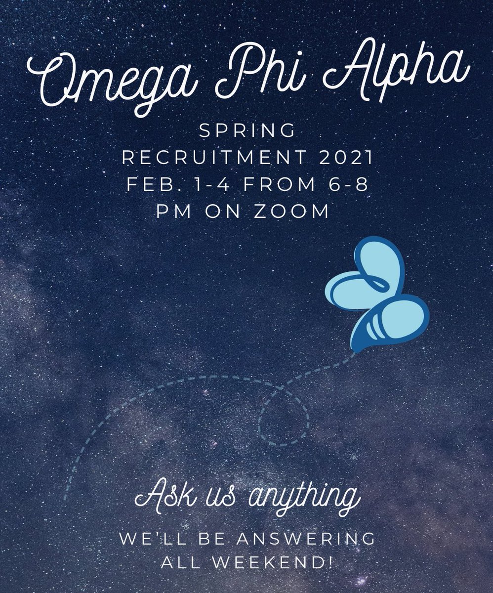 Interested in joining OPA and have questions?? Head on over to our Instagram Q&amp;A on our stories right now where we’ll be answering all your questions throughout the weekend! 💫 @omegaphialphawvu on insta