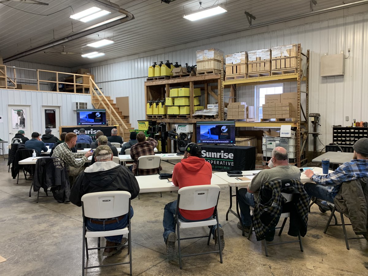 SunriseCoopOH's tweet photo. Working with @PrecisionPlant to get you the latest information so that you are equipped for your next planter pass. #PPWinterConference21 at your Premier Dealer, Sunrise. https://t.co/MZFzosm7kG

#WhySunrise #SunriseCooperative #SuccessGrowsHere #SPS https://t.co/XjUSq7MzYC