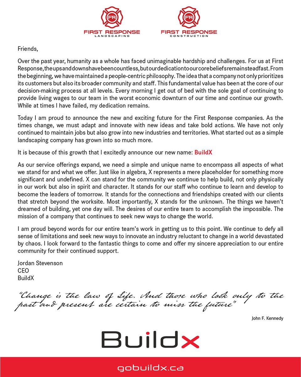 FirstResponseLS's tweet image. Follow @GoBuildx!