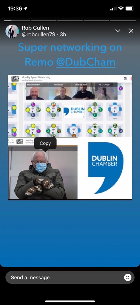 That’s a networking event I’ll never forget 😂 good job  <a href="/robcullen79/">Rob Cullen</a> #BernieSanders #SitWithBernie #BernieSanders #BernieSandersmemes