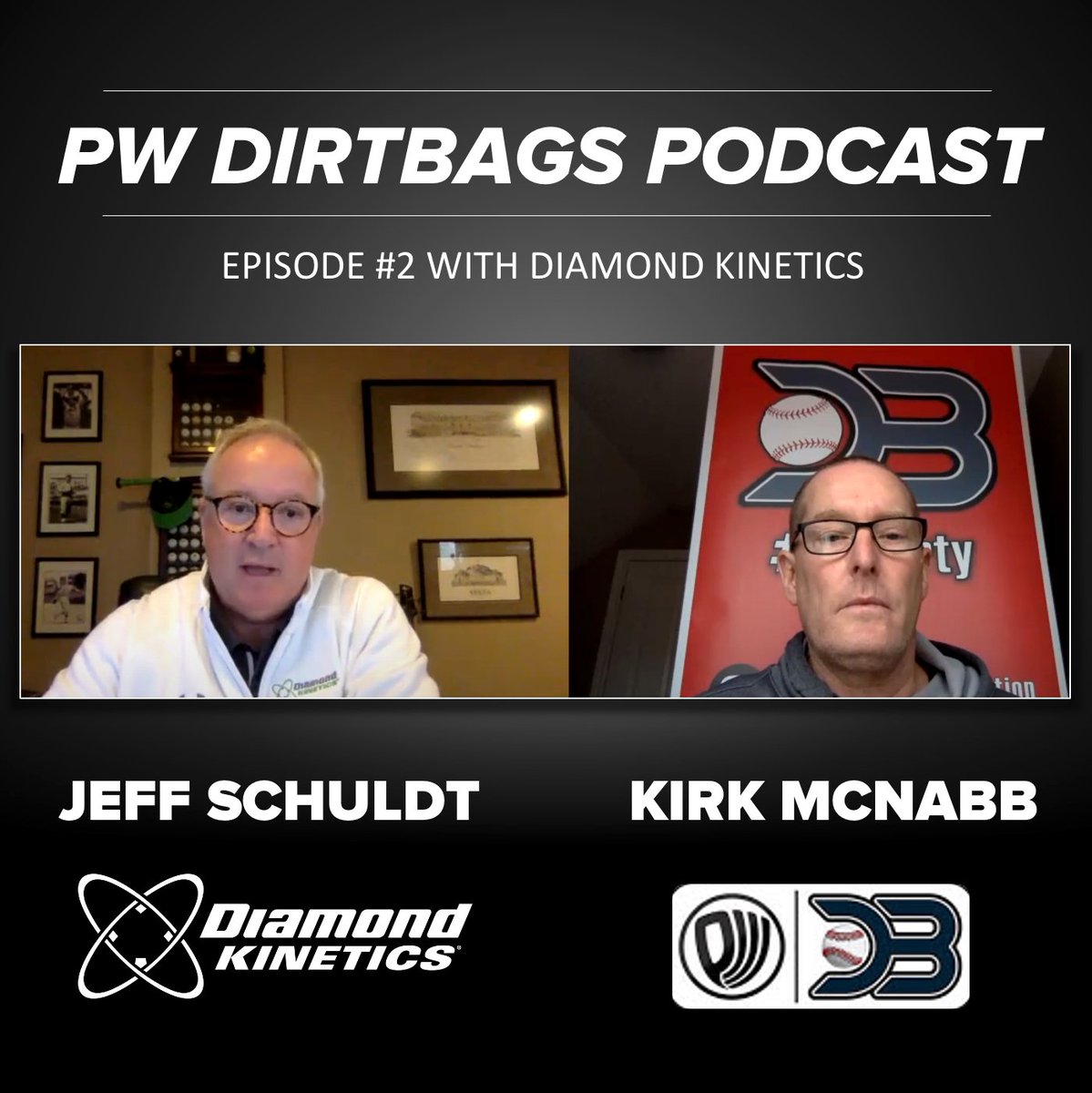 DiamondKinetics's tweet photo. We're back on the PW Dirtbags Podcast! This time, our COO, Jeff Schuldt talks player development and technology with Kirk McNabb of ProspectWire & Dirtbag Baseball Nation.
Watch it Here: https://t.co/y46DSYVDCC
TY @ProspectWire and @DirtBagNation1
#SwingTracker #PitchTracker https://t.co/H3xpDnQsbN