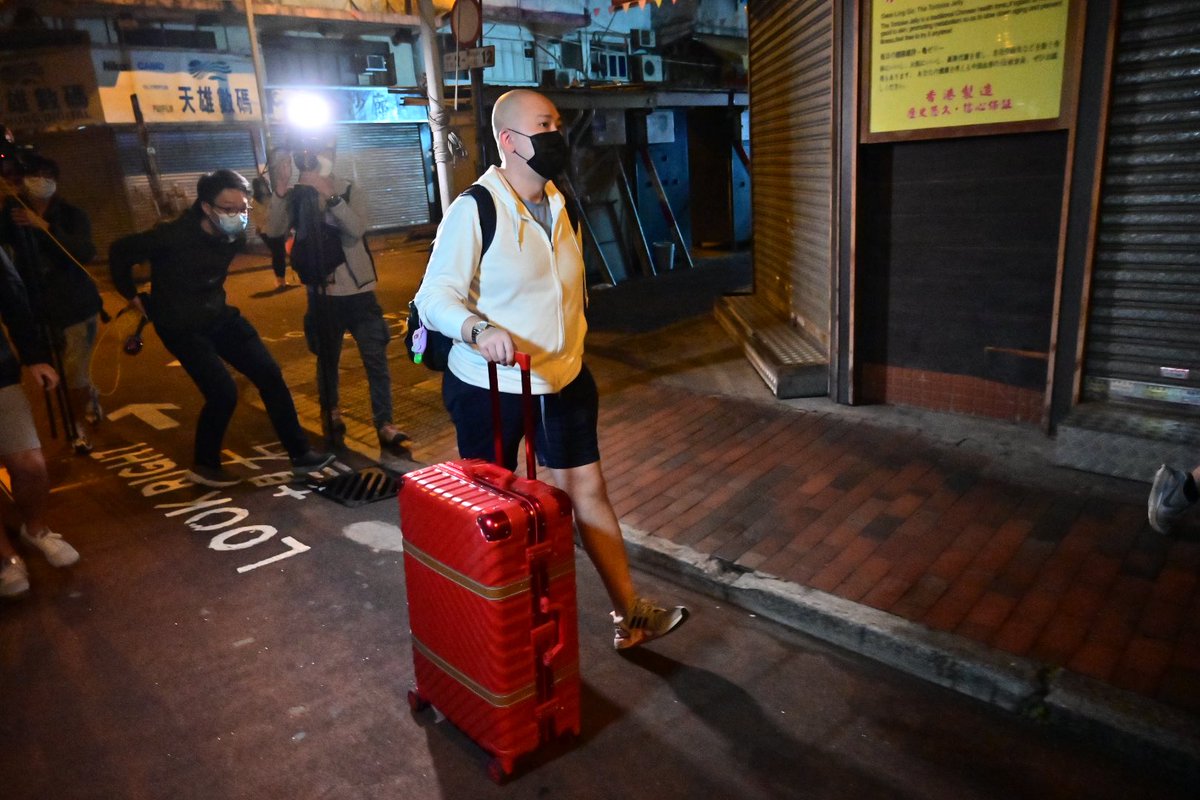 Some people are leaving, some police are evading how shall we stay or leave and told us to wait for Home Affairs Office to arrive