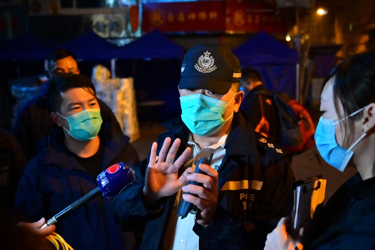 Some people are leaving, some police are evading how shall we stay or leave and told us to wait for Home Affairs Office to arrive