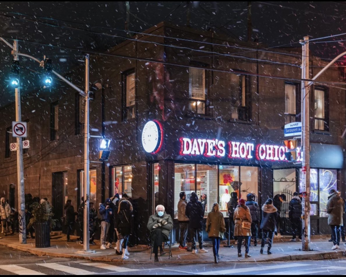 Which one of our crew members made Bernie wait outside? 👀