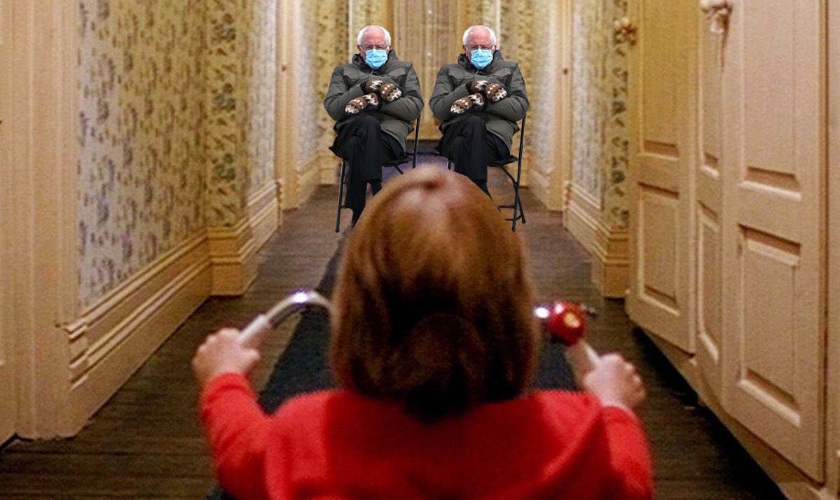 thecroakerqueen's tweet photo. bernie sanders, a horror icon. https://t.co/UNmHhaHCr7