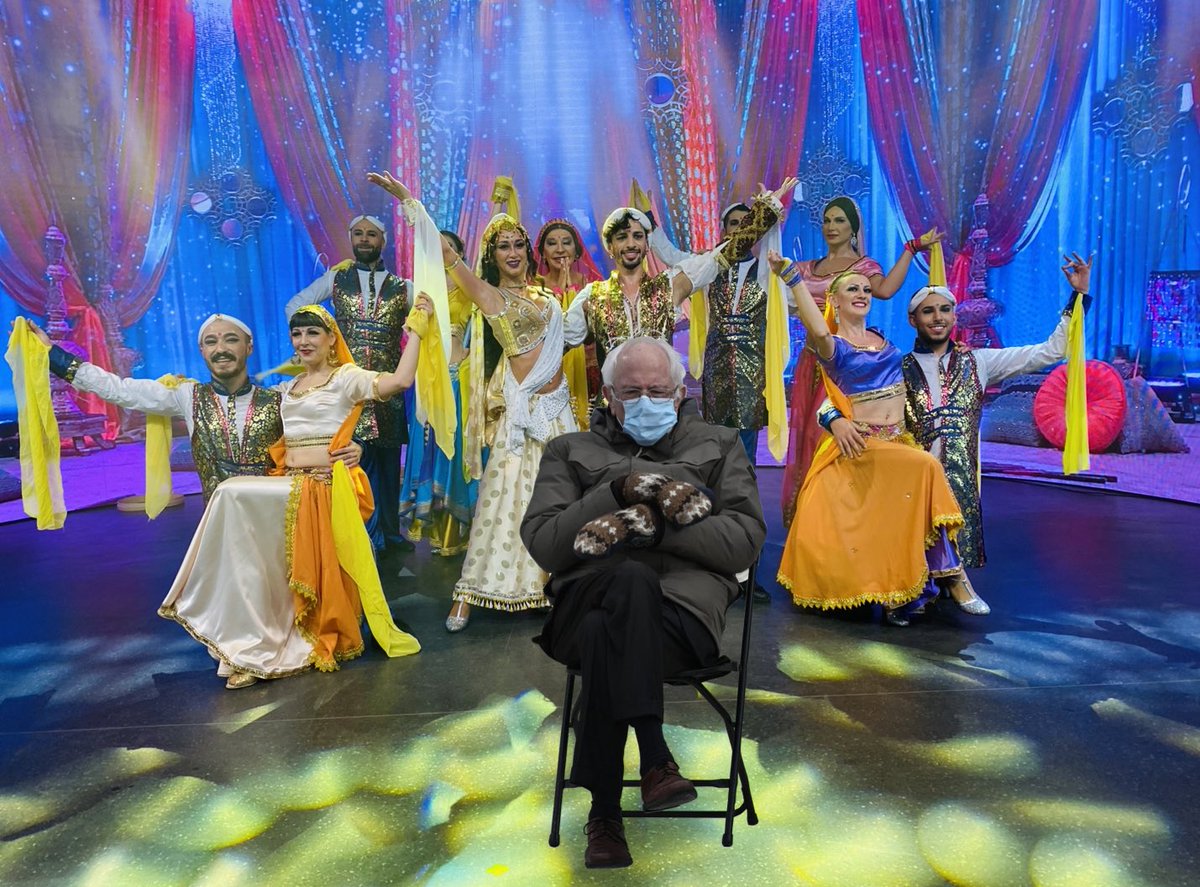 Bernie Sanders da bu gece Digital Winter Wonderland’de 🤩