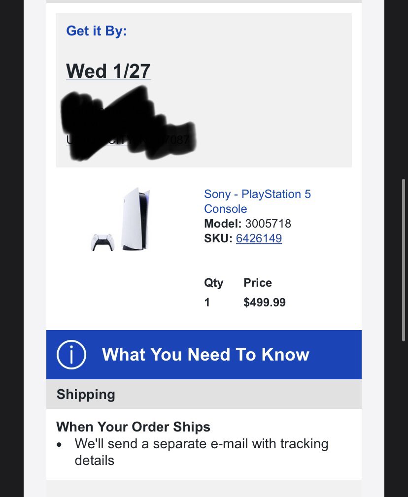 WhoisDanF's tweet photo. @PS5Drop Dude it’s been months! I have to thank all the accts that I follow. I know I wouldn’t have had a chance to score this W without @YtNextGenGaming  who was who dropped BB first today. I had it on my cart only because of @SupplyNinja 
@KingRestock 
@PS5Drop
Can’t thank you enough! https://t.co/UinCEp8est