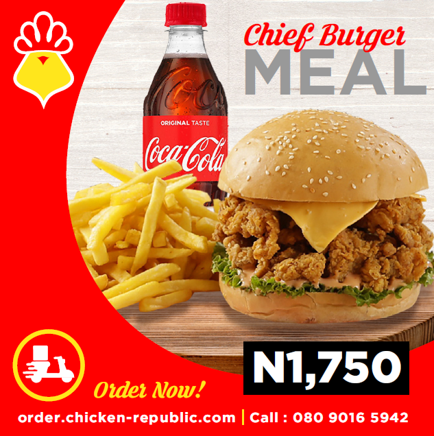 ChickenRepublic's tweet photo. All you need this weekend is love and maybe a burger 🥰🙂 https://t.co/MFJdnOsmp6