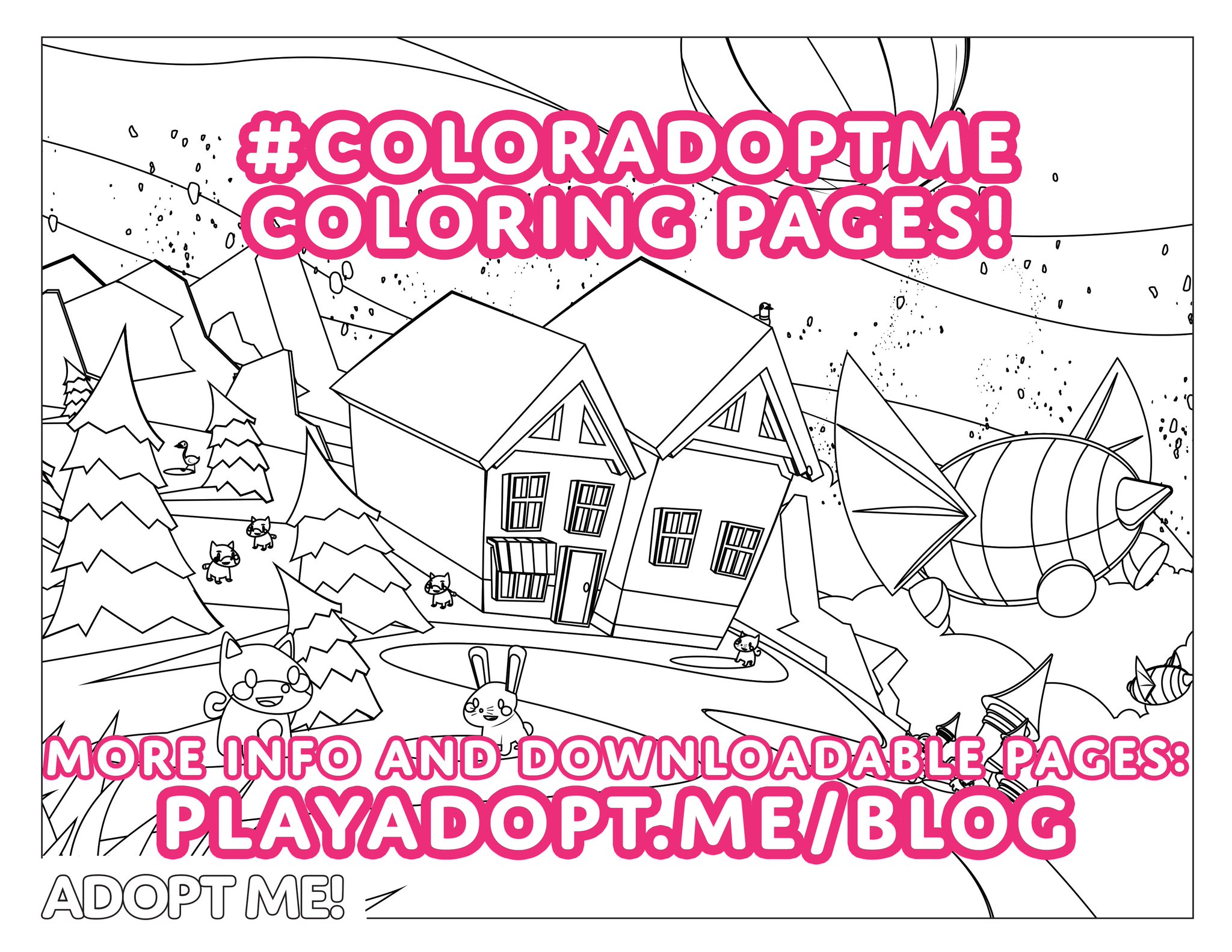 Adopt Me On Twitter Another Coloring Page Is Up On Our Blog Now Coloradoptme More Information About The Challenge And Downloadable Pages Https T Co Yr8ekgs8bn Https T Co Vbs16adg6x - roblox coloring pages adopt me