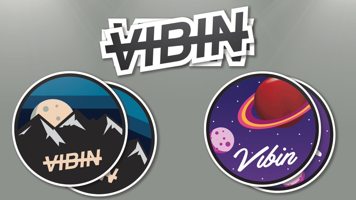 ImJHYPE's tweet photo. Last night I said I was going to post 2 stickers to choose from for @VibinCo  but here's 3 instead! let me know which one you guys like best! will most likely send these out with orders! RTs appreciated :) https://t.co/XSLDX6paXw