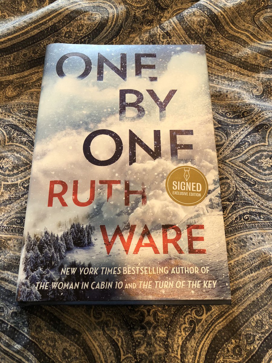 Book 6: I love all of  @RuthWareWriter books and One by One was just as fun!
