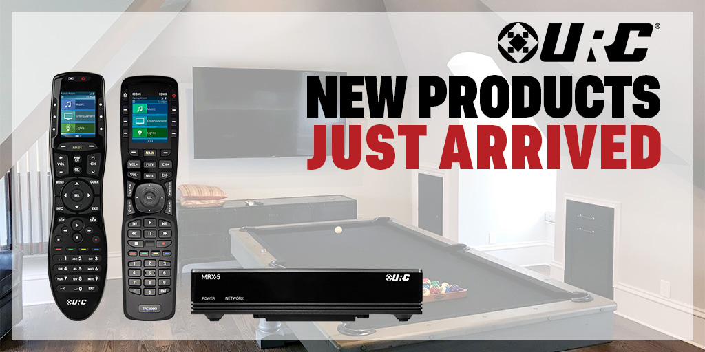 koaedi's tweet photo. We're excited to announce that we now stock new products from URC.
Get MRX-5, TRC-820 &amp; TRC-1080 from KOACCTV!

Shop for URC products here: https://t.co/jKMI8j0Jit

#koacctv #URC #newproducts #remotecontrols #homeautomation #controlhub https://t.co/RXPVgoqkOE