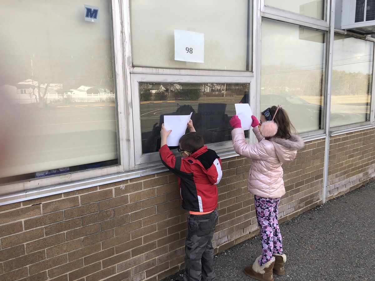 These two had fun surprising their favorite principal, Mr. McCue! <a href="/carpenterrocket/">Carpenter School</a> #CarpenterKindnessChallenge