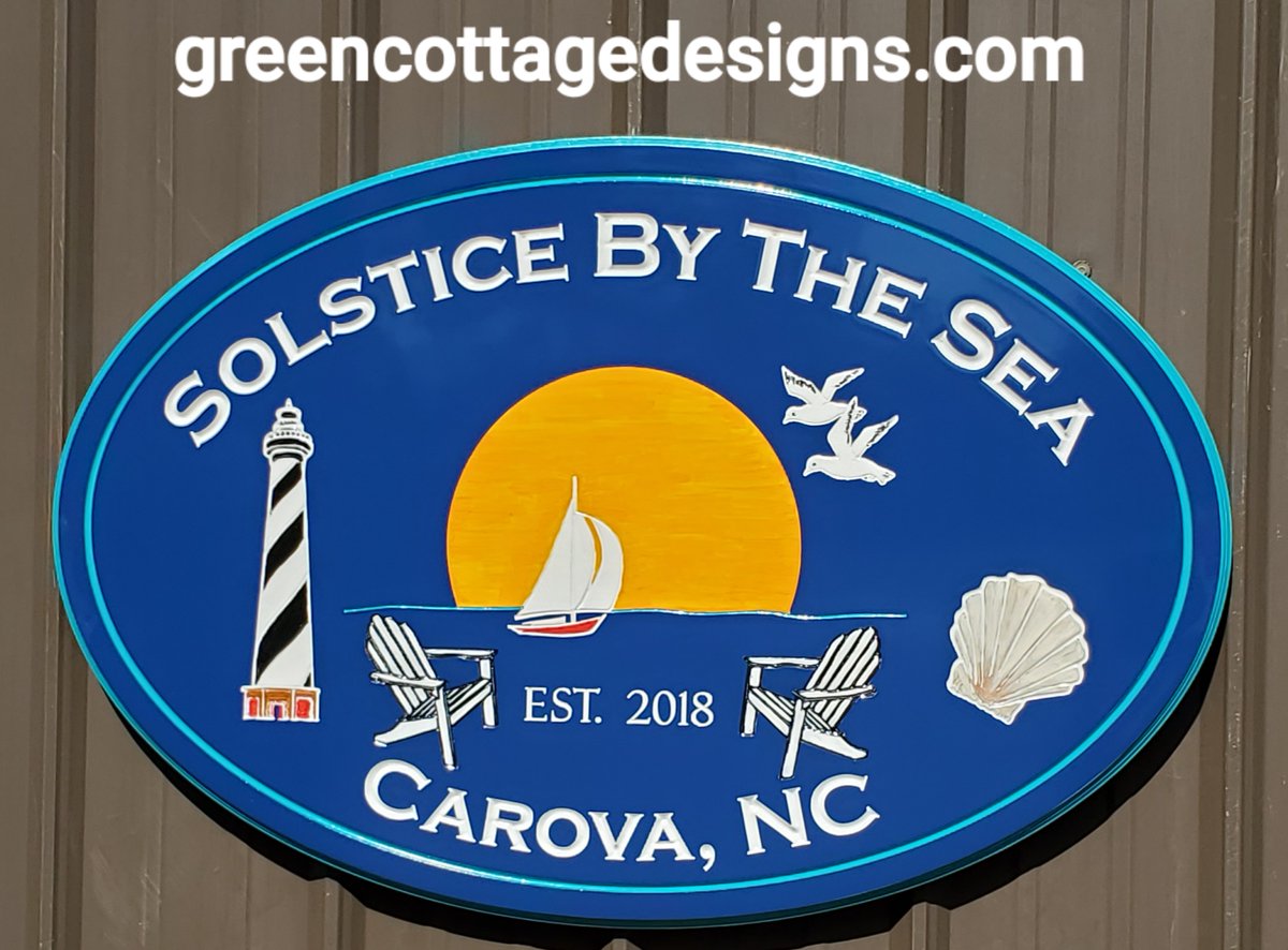 cottage_green's tweet photo. Waves North Carolina Outer Banks Outdoor Welcome Signs by https://t.co/mxWEx0l0jL #WavesNC #Corolla #Rodanthe #Ocracoke #Hatteras #Portsmouth #OBX #customsign https://t.co/23obuGYvmg
