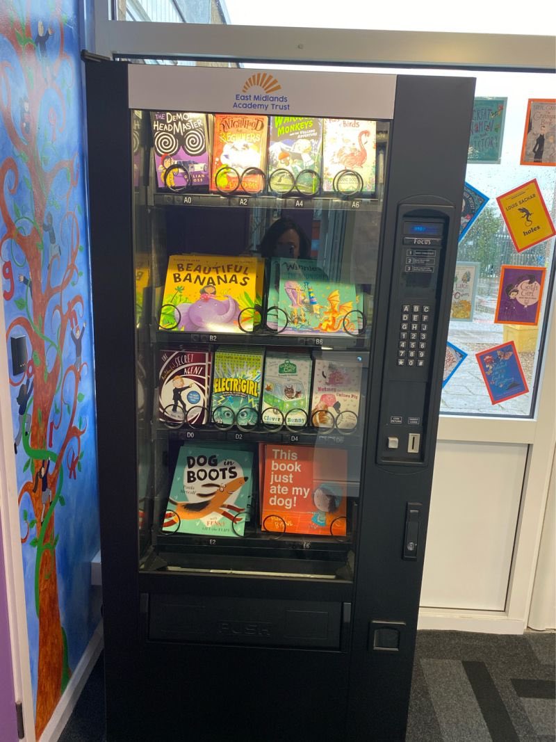 EduSolutions (@edusolutions_uk) on Twitter photo All primary schools in the East Midlands Academy Trust have these ... book vending machines! As my year 7 daughter said “that’s really cool! <a href="/NIA_Northampton/">Northampton International Academy</a> <a href="/OrchardEMAT/">Orchard Academy MK EMAT</a> <a href="/ShepherdswellAc/">@ShepherdswellAcademy</a> <a href="/HardingstoneSch/">Hardingstone Academy</a> <a href="/StimpsonAvenue/">Stimpson Avenue Academy</a> <a href="/CastleAcad/">Castle Academy</a> All primary schools in the East Midlands Academy Trust have these ... book vending machines! As my year 7 daughter said “that’s really cool! <a href="/NIA_Northampton/">Northampton International Academy</a> <a href="/OrchardEMAT/">Orchard Academy MK EMAT</a> <a href="/ShepherdswellAc/">@ShepherdswellAcademy</a> <a href="/HardingstoneSch/">Hardingstone Academy</a> <a href="/StimpsonAvenue/">Stimpson Avenue Academy</a> <a href="/CastleAcad/">Castle Academy</a>