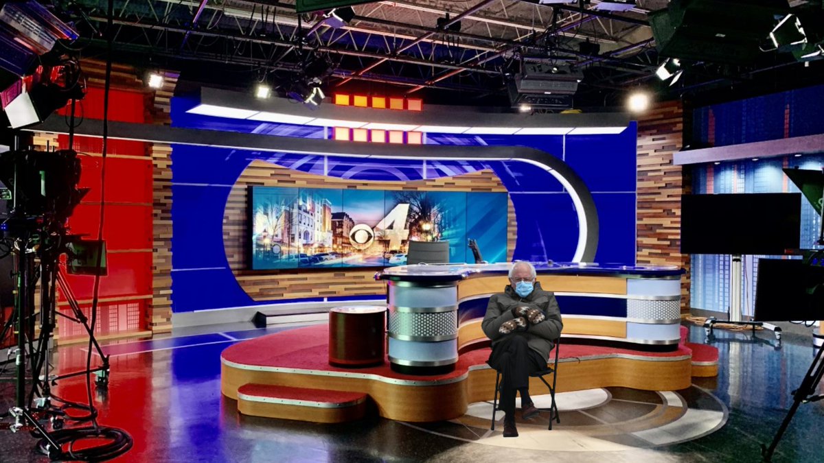 We had a special guest stop by our studio today! #MyCBS4