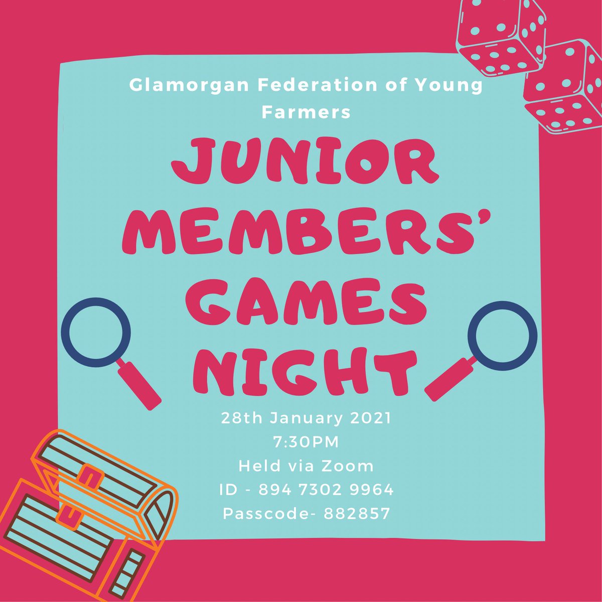 Calling on all Junior Members 📣 Join us next week for our Junior Members’ Games Night! 🎲