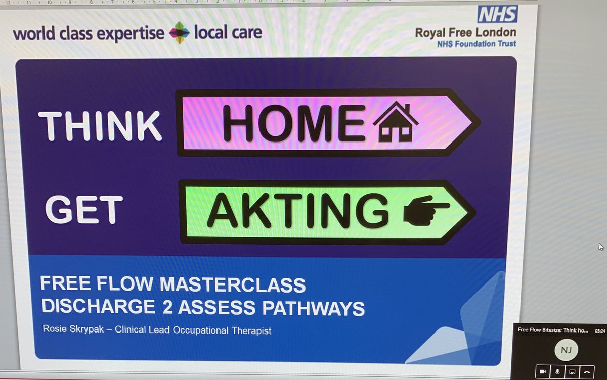 Week 3 of #FreeFlowJan2021 <a href="/RoyalFreeNHS/">Royal Free London</a> and we have continued to see amazing turnover of patients thanks to all the hard work from so many to get our patients #homefirst! Learning, improving and collaborating as we go!! Huge thanks to all involved 🙌<a href="/cahillmountain/">Caroline Cahill</a> <a href="/patwizzbut1/">pat@wizzbut 💙</a>