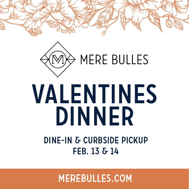 merebulles's tweet photo. Enjoy a delicious Mere Bulles meal this Valentine's Day! Whether you choose to dine in or order your food to go, your taste buds are in for a treat! Check out the available menu for the pre-fixed four course meal. https://t.co/6uYpcoen1J