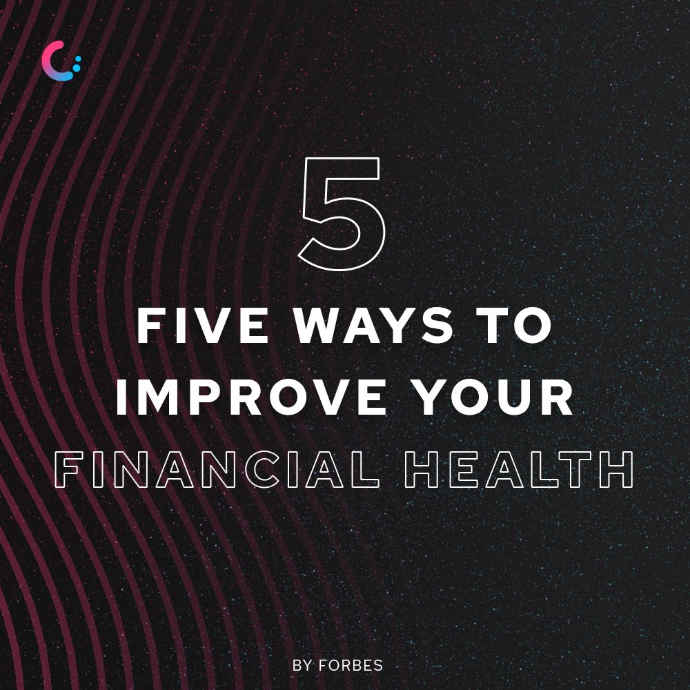 create_carbon's tweet photo. Here are FIVE great ways you can improve your financial health! 
💵💵💵💵💵⬇️
 
A thread https://t.co/TcUwz2FLy5
