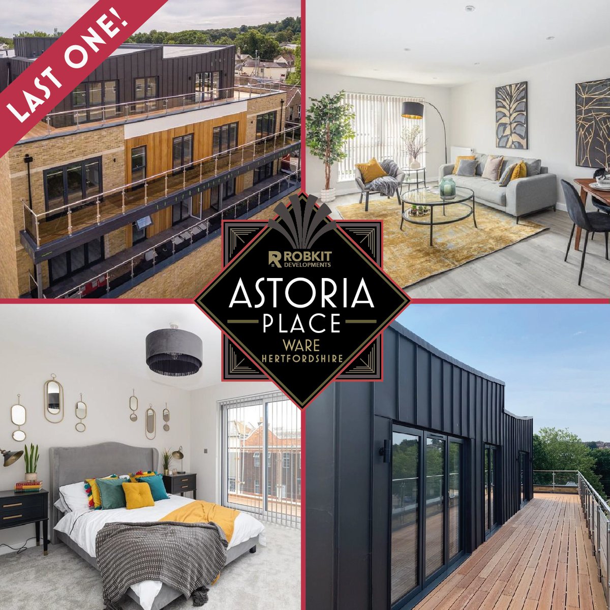 FirstStepTeam1's tweet image. #Penthouse 🤩 Astoria Place, Amwell End, Ware. 2 bed penthouse...
👉FINAL APARTMENT!  £475,000👈
🌟STUNNING LUXURY PENTHOUSE SUITE - HUGE ROOFTOP TERRACE🌟
• HELP TO BUY
• WALKING DISTANCE TO STATION
Car parks mins walk away 
First Step - 01462 659730
ow.ly/B1K850DfYpD