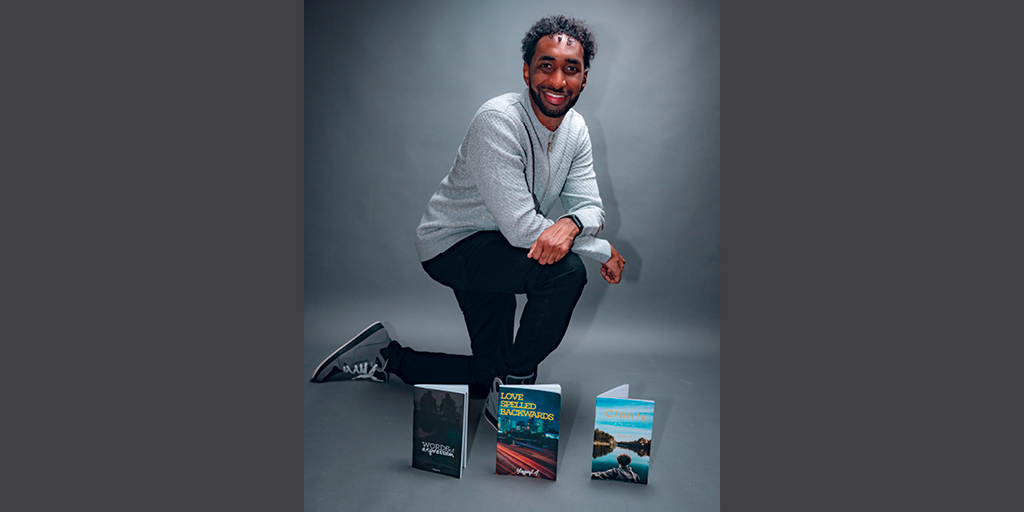 BramptonLibrary's tweet photo. Does Yusuf Abubakar have a fave book of the 3 he's written? He told us his latest is the most detailed, but insists it's up to you to decide! To discover the full showcase, visit https://t.co/77G75MizXJ. @CityBrampton @regionofpeel #lreadlocal #LocalAuthorsShowcase #atBL https://t.co/WUD1yXVDdm