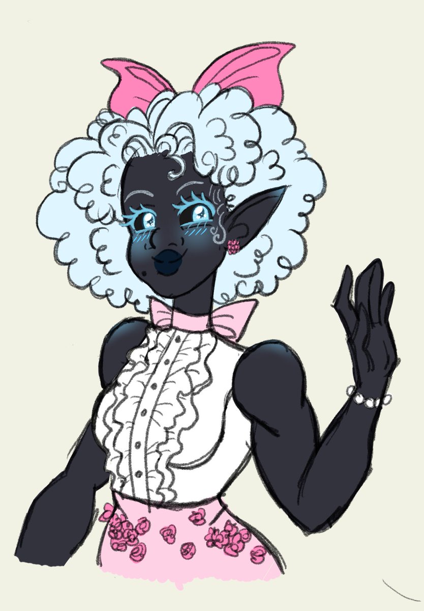 lemonpixycatart's tweet photo. This is probably one of my fav drawings of Holly right now. I love her outfit so much! #dnd #dungeonsanddragons #dnd #drows https://t.co/9Y58SfWB5W