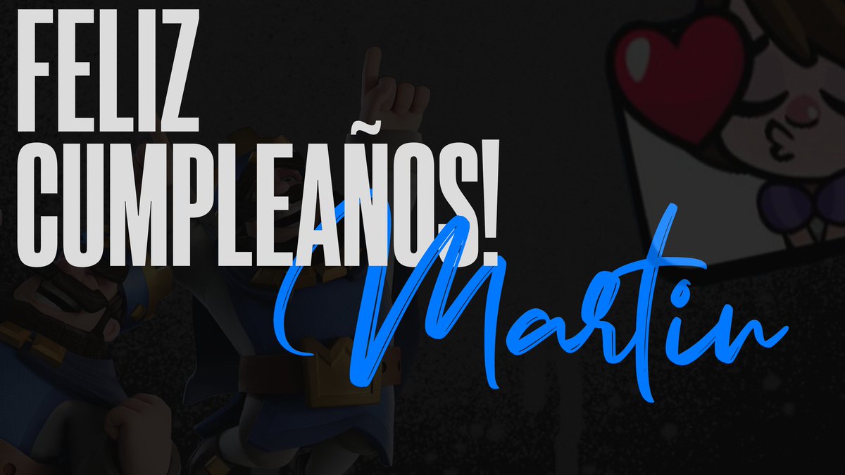 🎁 ¡FELIZ CUMPLEAÑOS @MartinCr04! 🎁

Agradecemos todo lo que haces por el equipo y esperamos tenerte mucho tiempo más con nosotros. 💙

Te deseamos muchos éxitos y que pases tu día rodeado de las personas que te quieren. 🥳

Ahora, ¡A soplar la vela! 🌚

#GoLegion 🐯