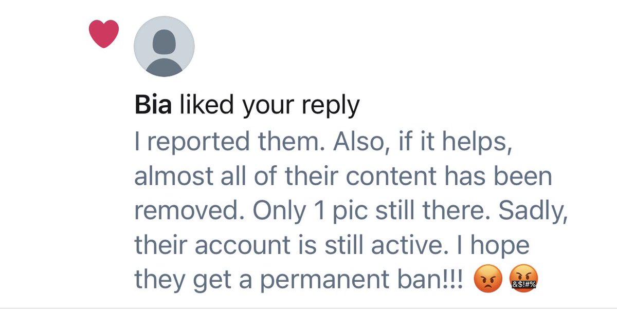 @fulltimecrybaby @Bia14837725 This asshole had the nerve to 'like' my comment! 🤬