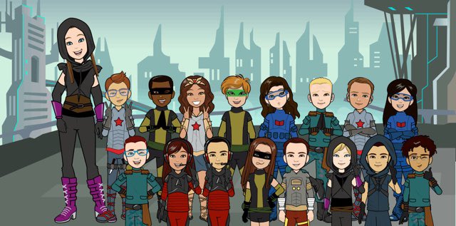 Another week virtually with this Grade 2 crew!  They truly are Superheroes!  Happy Friday!