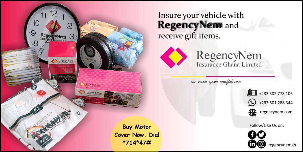 RegencyNemGh's tweet photo. Insure with us.

#Insurance 
#RegencyNem 
#WeEarnYourConfidence https://t.co/vW6tTbZmYU