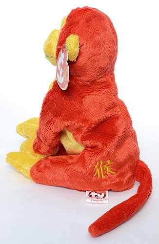 beaniebabybot's tweet photo. Chopstix the monkey. 
Birthday: January 22, 2003.
“I use chopsticks when I eat
But I admit I have to cheat
If I don’t hold the sticks just right
It can be a messy sight !” https://t.co/Hq8dYTpqbm