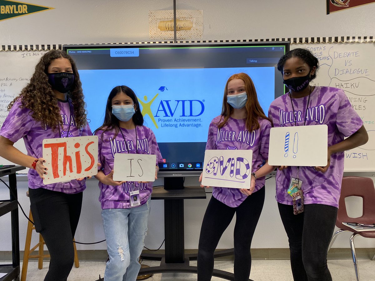 LozanoAvid's tweet photo. Lot’s of spirit in today’s tutorials! 
#ThisisAVID https://t.co/6UEdSEPKfr