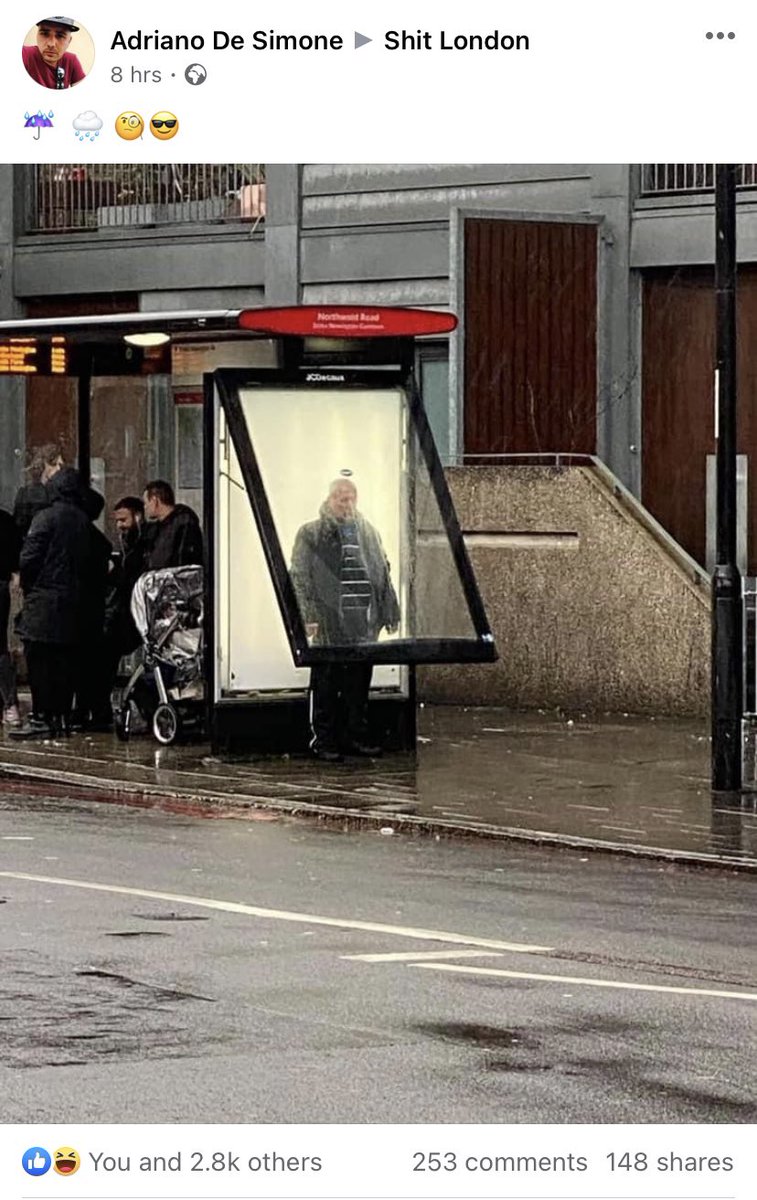 #decaux taking experiential advertising to a whole new level. #outdooradvertising #icantstandtherain